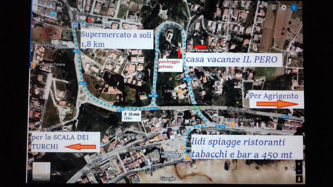 ポルト・エンペードクレ La Scala Del Soleヴィラ エクステリア 写真